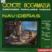 Cubierta del disco Canciones populares vascas. Navideñas (Vergara, D.L.1963)